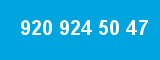 920 924 50 47